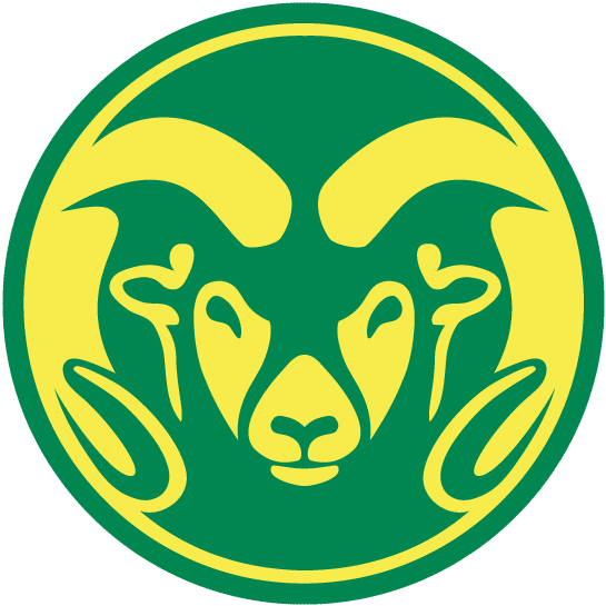 Colorado State Rams 1982-1992 Primary Logo Print Decal